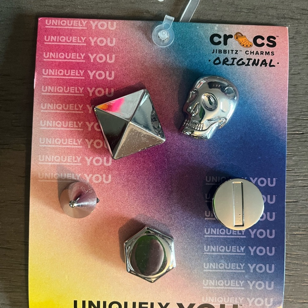 CROCS Uniquely You Jibbitz Charms 5 Pack - Punk is Not Dead